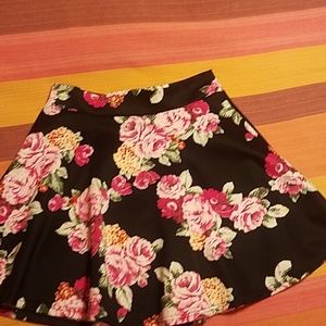 Floral skirt, charolette russe